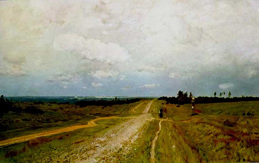  Картина Левитана И. И. «Владимирка»