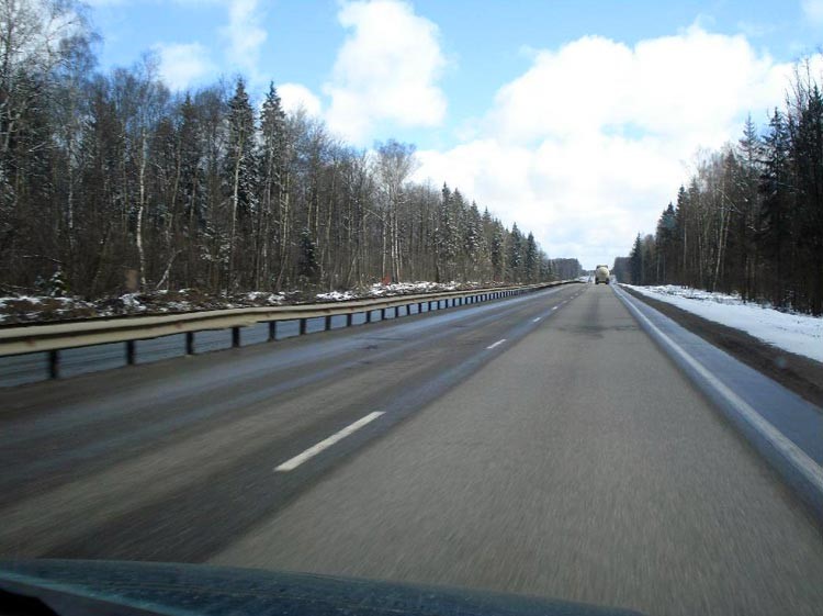 Владимирка сегодня (участок шоссе "Волга-1")