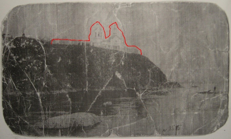 Каменная двухпрестольная церковь, во имя апостолов Святых Петра и Павла, село Рыбное, 1885 год