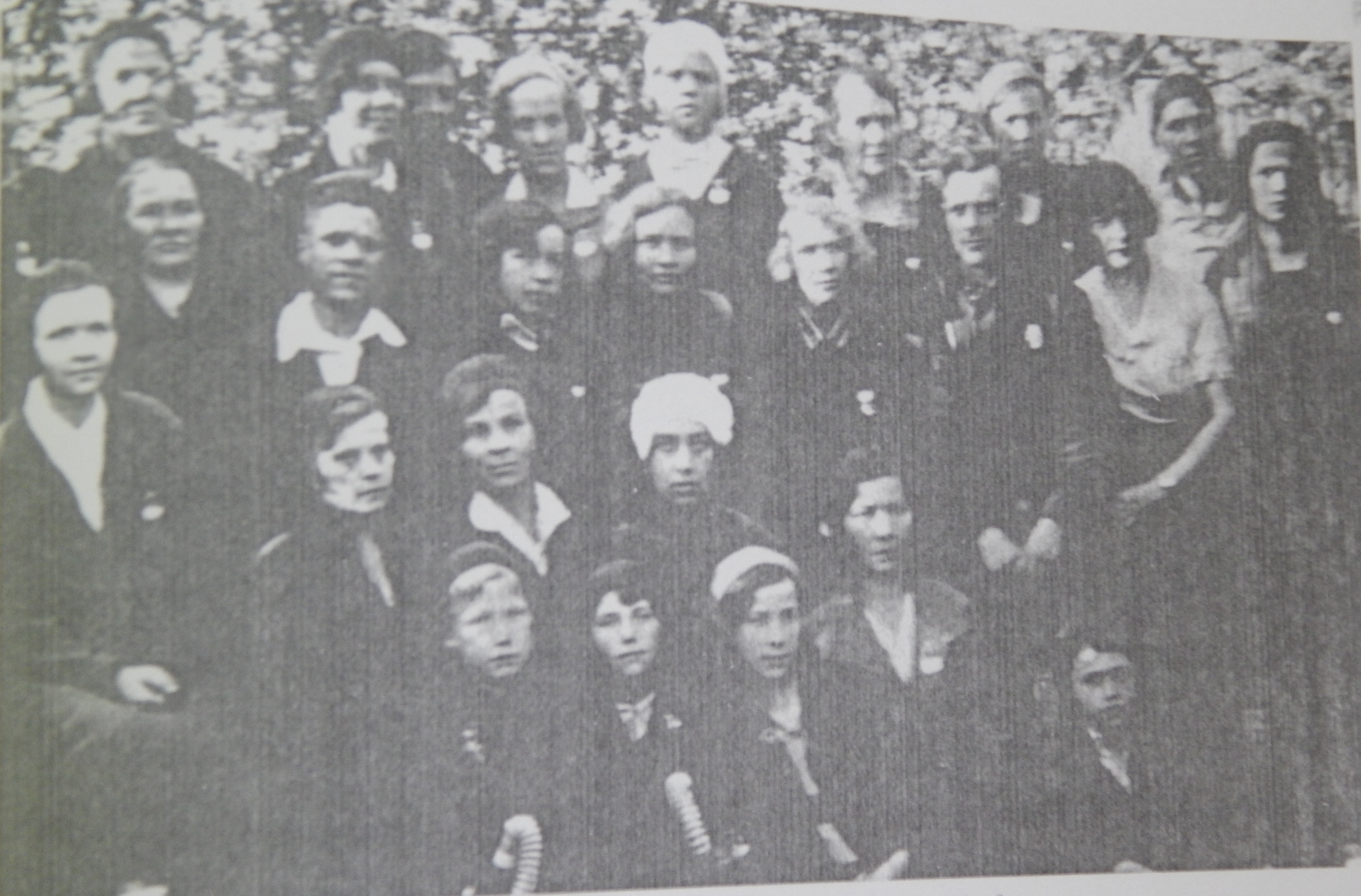 Рис. 4. Подготовка инструкторов ПВХО. Тула. 1935 г.
