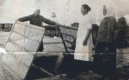 Тренина Е.Е (в центре фотографии)  (из семейного архива семьи Трениных)